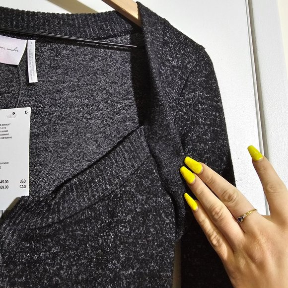 🏷️NWT UO Lounge Set! Tate Cozy Knit Layered Top & Mini Skort Set In Black - S/M - Picture 9 of 16